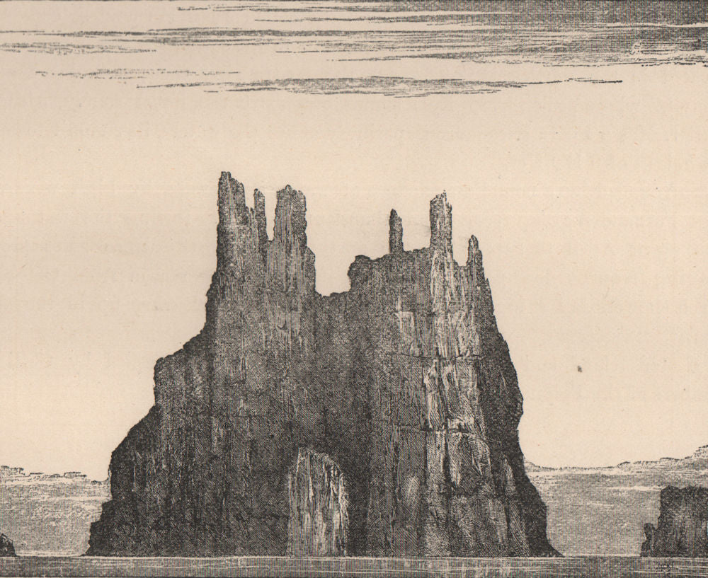 Peterborough Cathedral, Rock, San Felix, Desventuradas Islands, Chile 1885